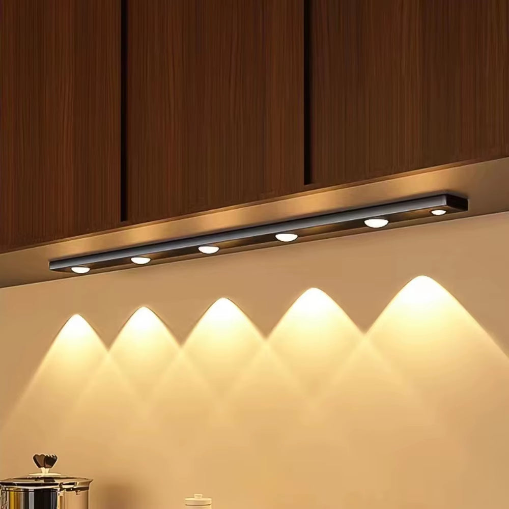 Cabinet Light USB Rechargeable Motion Sensor Ultra-thin Led Lamp for Kitchen Wardrobe Cabinet decoration Lighting 20CM/30CM/40CM