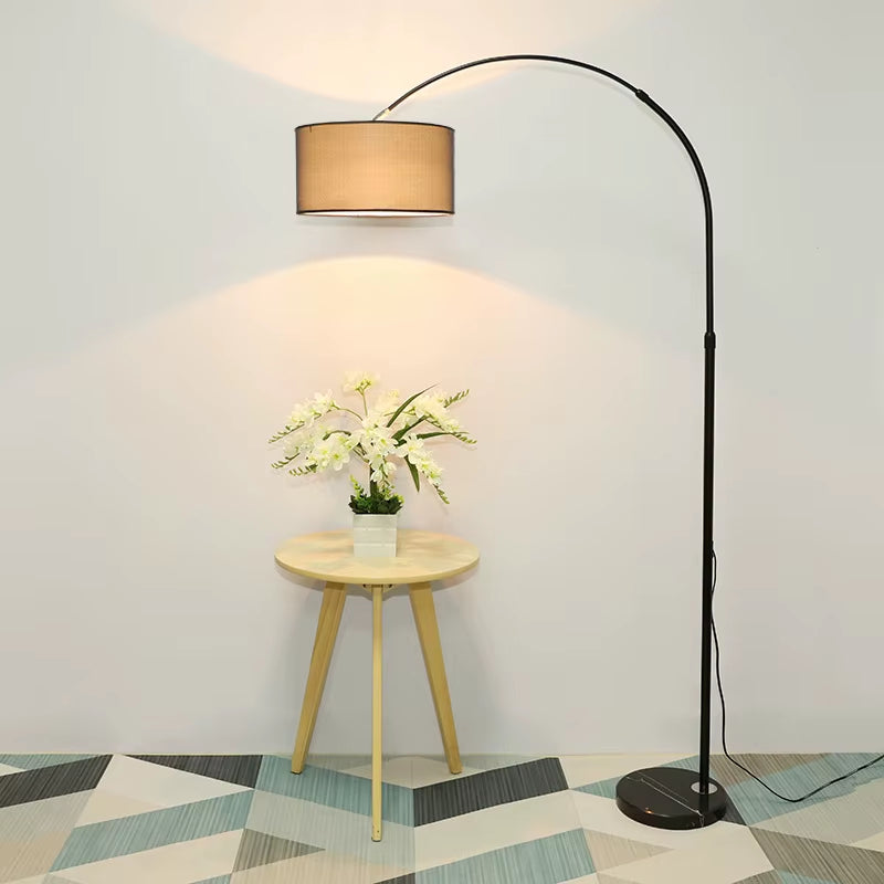 LED Floor Lamp for Fishing Bedroom Living Room Study Smart Dimmable Remote Control Standing Lamp for Home Use