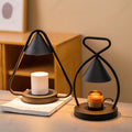 Creative and Minimalist Design Aromatherapy Wax Melting Lamp Wrought Iron Indoor Bedroom Romantic Atmosphere Bedside Lighting