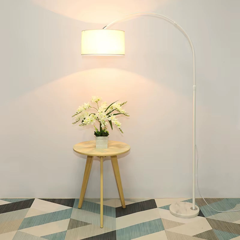 LED Floor Lamp for Fishing Bedroom Living Room Study Smart Dimmable Remote Control Standing Lamp for Home Use