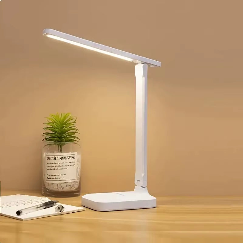 Foldable Table Lamp Led Desk Lamp 3 Type Stepless Dimmable Touch Bedside Reading Eye Protection Night Light USB Chargeable