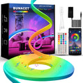 24V Neon Led String Light Strip Outdoor Lighting Waterproof Addressable Smart Bluetooth Led Ribbon 5M  Neon Rgbic Strip