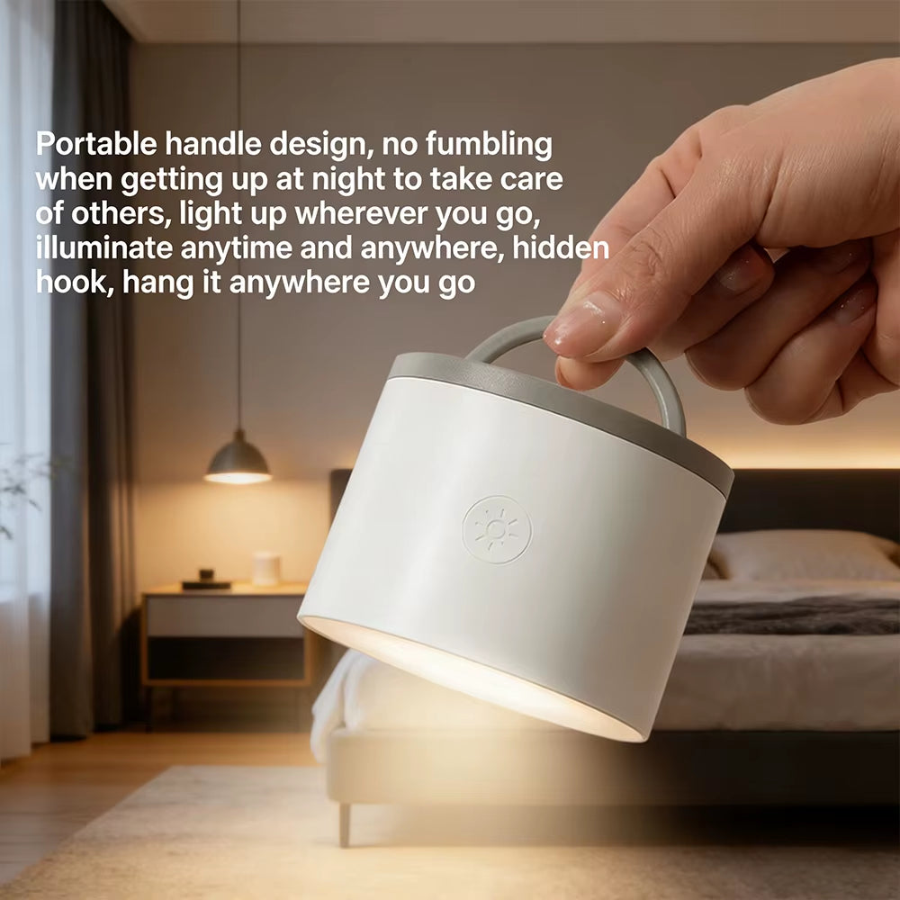 Rechargeable Wall Lamp Bedside Reading Eye Care Magnetic Wireless No Wiring Atmosphere Light