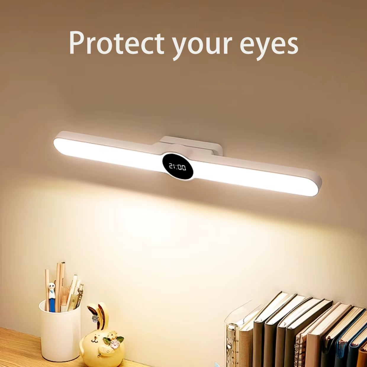 GGBingo LED Desk Lamp Learning Special Charging Wall Light College Student Dormitory Magnetic Suction Ceiling Desk Reading Light
