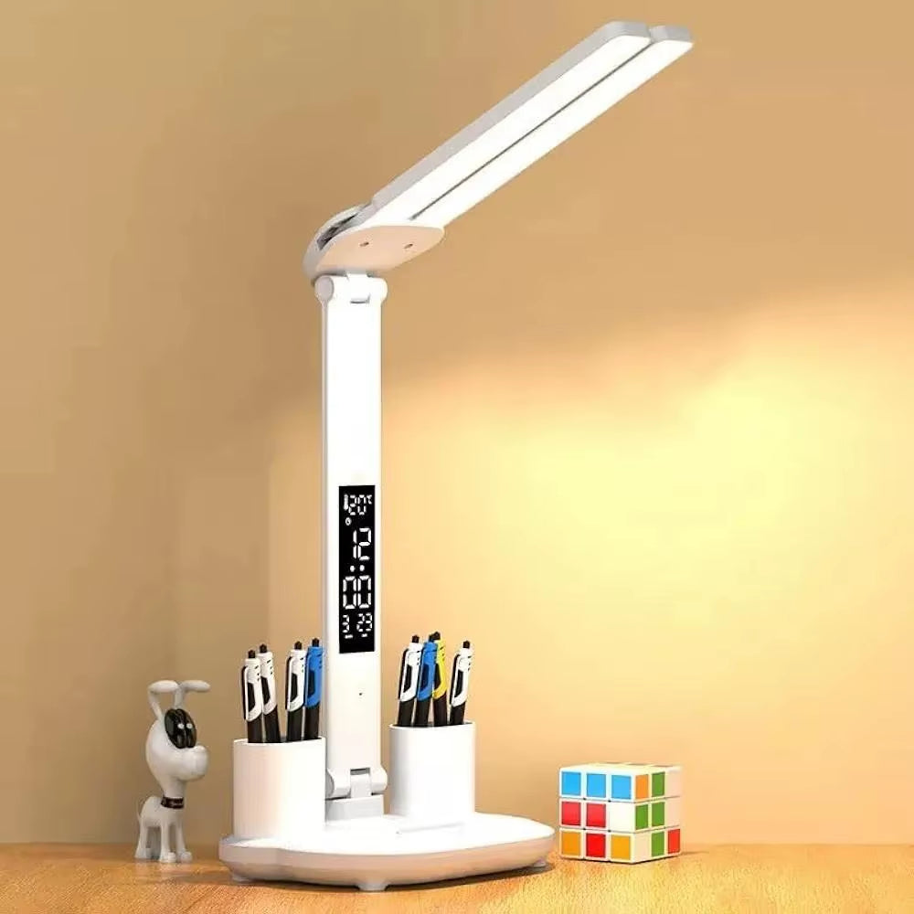 Intelligent dual-head LED light, USB dual-head pen holder light, artistic decorative light, intelligent desk lamp