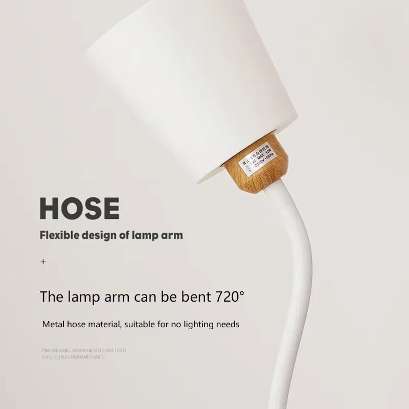 Nordic Floor Lamp Creative Living Room Bedroom Study LED Simple Modern Dimmable Remote Control Reading Floor Lamp