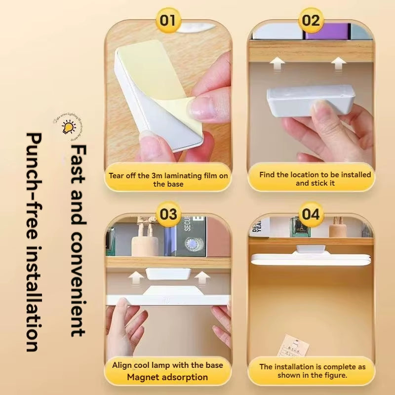 1. Portable LED light, wall light, night light, suitable for Christmas, New Year's, Ramadan party decoration lighting, reading l