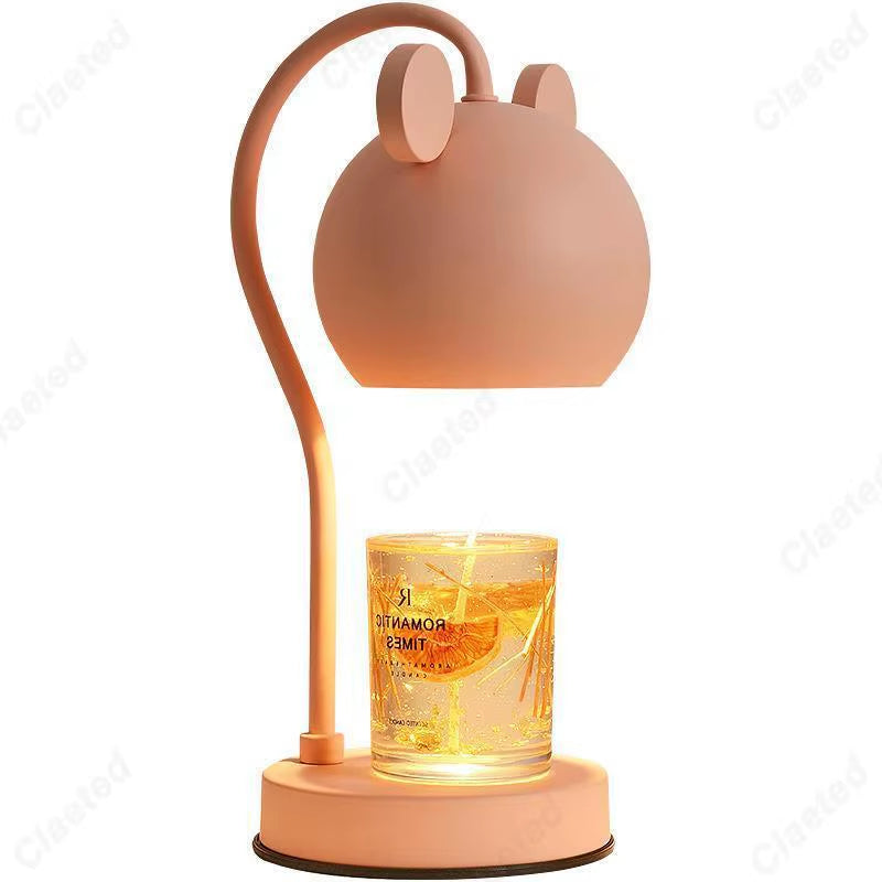 Creative Simple Cartoon Mickey Bear Scented Candle Lamp Bedroom Bedside Scented Atmosphere Table Lamp Ornaments