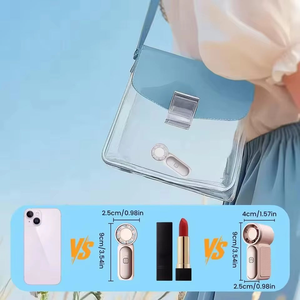 Mini Handheld Fan 3600mAh High-Speed Portable Turbo Pocket Fan for Outdoor Travel   5.0   8 Reviews   ౹   New on AliExpress ౹ 78 total sales