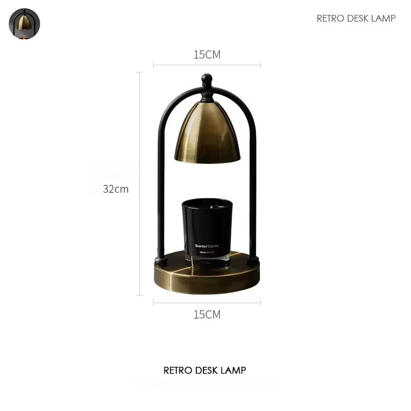 American Candle Warm Lamp Without Fire Romantic Aroma Lamps For Bedrooms/ Coffee Shops / SPA Centers Can Dimmer Timing