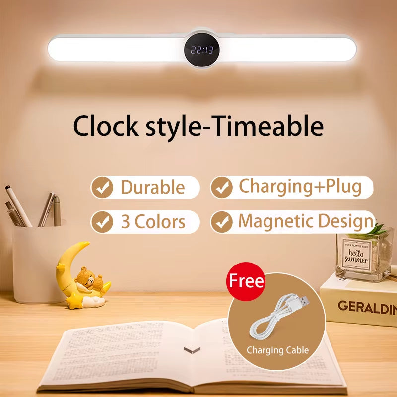GGBingo LED Desk Lamp Learning Special Charging Wall Light College Student Dormitory Magnetic Suction Ceiling Desk Reading Light