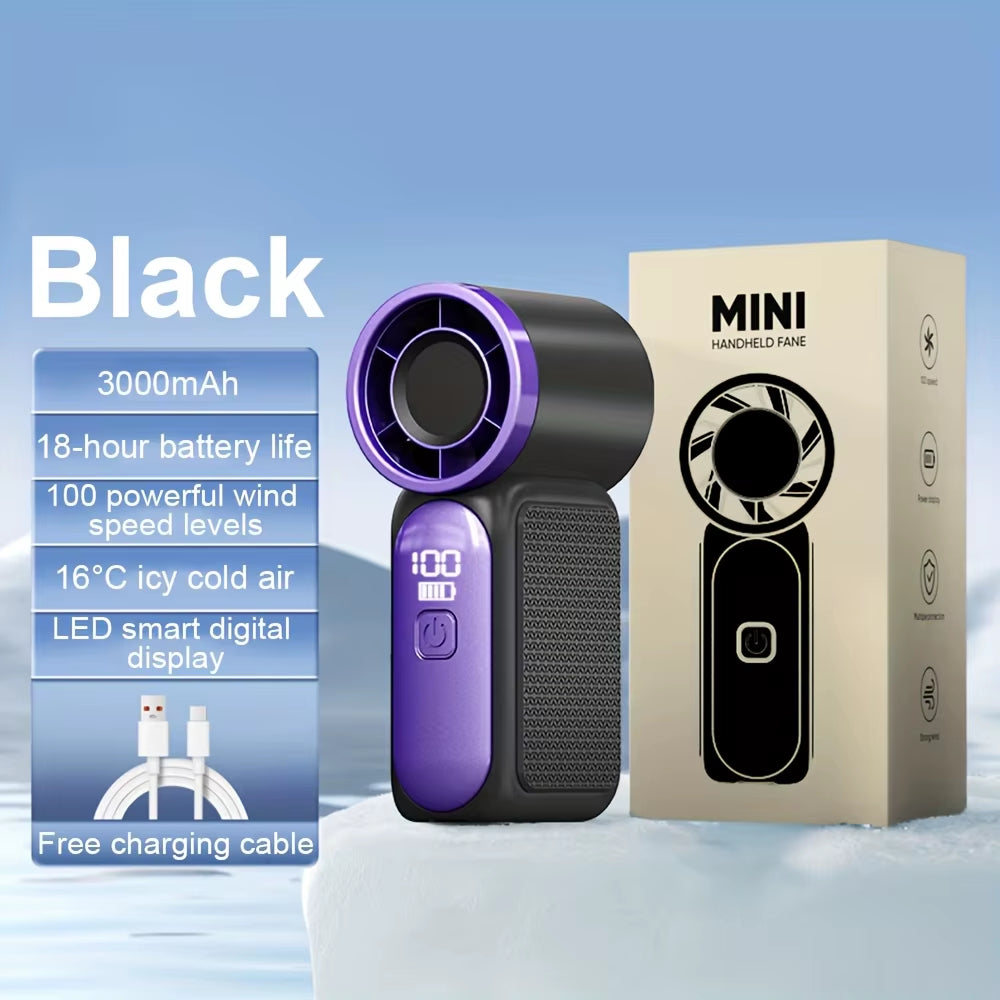 Mini Handheld Fan 3600mAh High-Speed Portable Turbo Pocket Fan for Outdoor Travel   5.0   8 Reviews   ౹   New on AliExpress ౹ 78 total sales