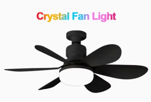 LED 40W Ceiling Fan Light With Remote Control for Dimming, Suitable for Living Room, Study, Household Use, 85-265V