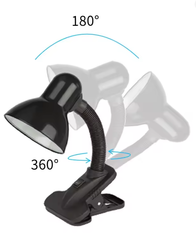 108-LED desk lamp E27 screw port night light office eye care reading lamp can clip can stand bedroom bed learning lighting lamps