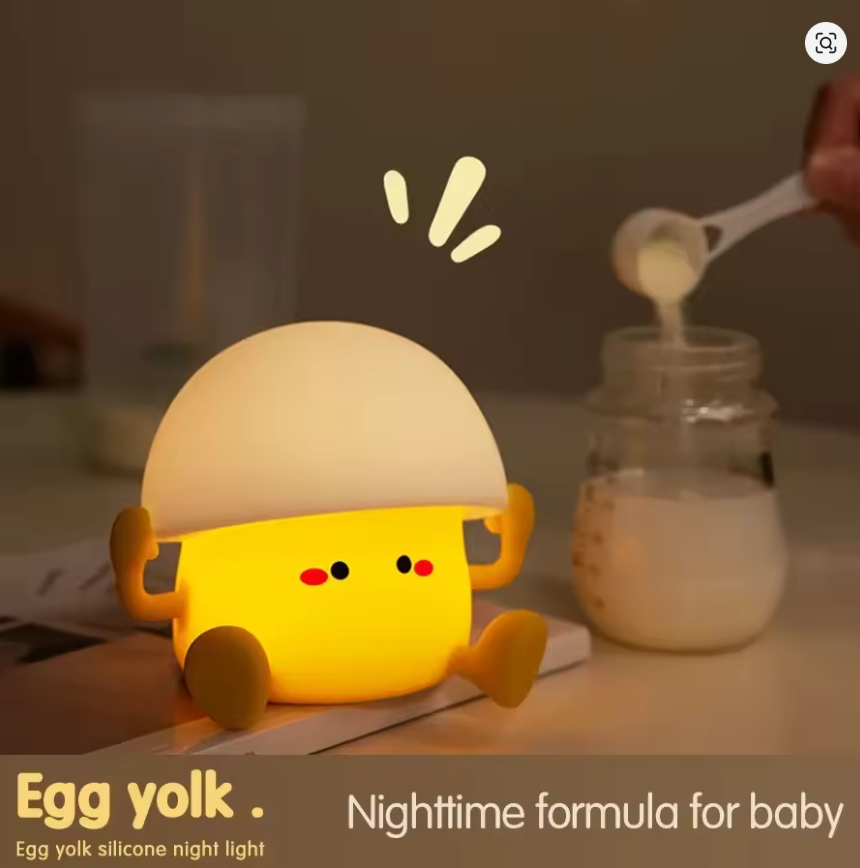 New Silicone Night Light Rechargeable LED Lamp Touch Switch 30Min Timing Bedroom Bedside LED Light Room Decor Children's Gift