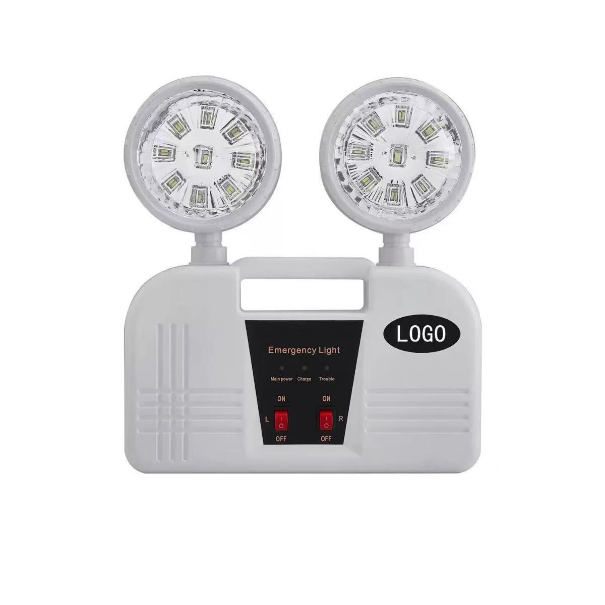 Emergency dual head light