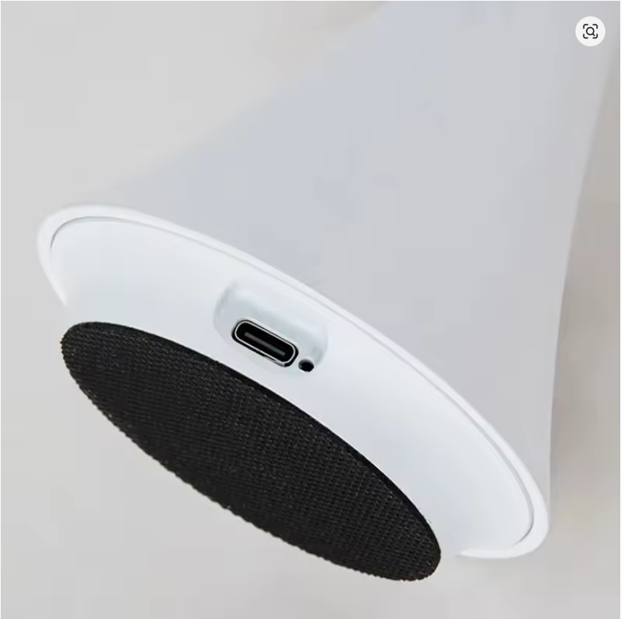 Mushroom Table Lamp, USB-C Rechargeable Wireless Touch Creative Night Light for Hotel, Bedroom & Home Atmosphere