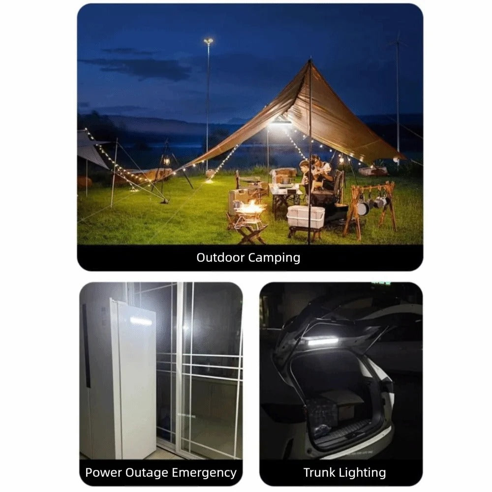 Dimmable LED Work Light 22/32/42CM Portable Design USB Rechargeable Work Light High Power LED Work Light Bar Car Repair