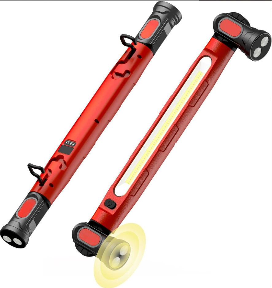 Super Bright Magnetic Work Light Built-in 5200mAh Rechargeable Battery Underhood Work Lamp Bar For Car Repair Outdoor lighting