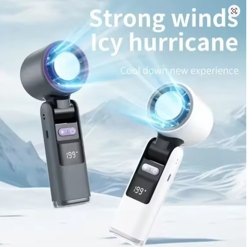 Portable Hand Fan,Design With 100 Speeds