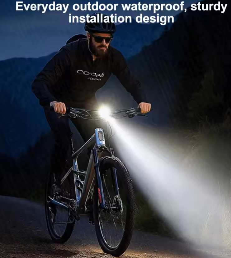 Cross-border new model cycling light super bright mini strong light warning multi-function front and rear can be installed convenient bicycle lamp