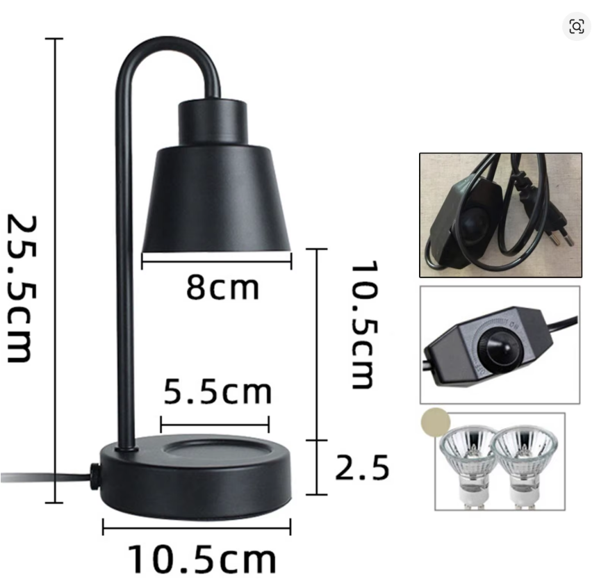 Candle Warmer Lamp Bedside Lights Table Lamp Candle Melter Wax Lamp for Decoration Home