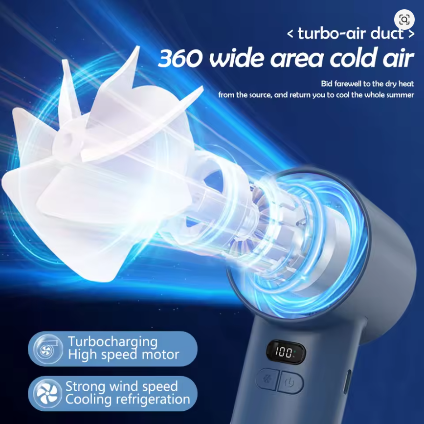 Handheld Fan  Speed Settings HF-02