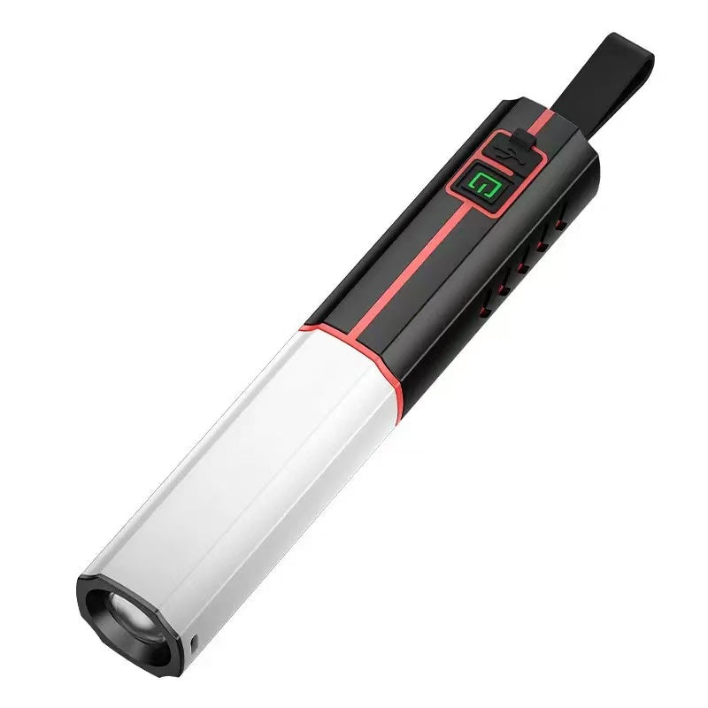 BALDR LED Portable Strong Light Flashlight AH29 Rechargeable Long Range Zoom Torch Outdoor Camping Fishing Hunting Handheld Lamp