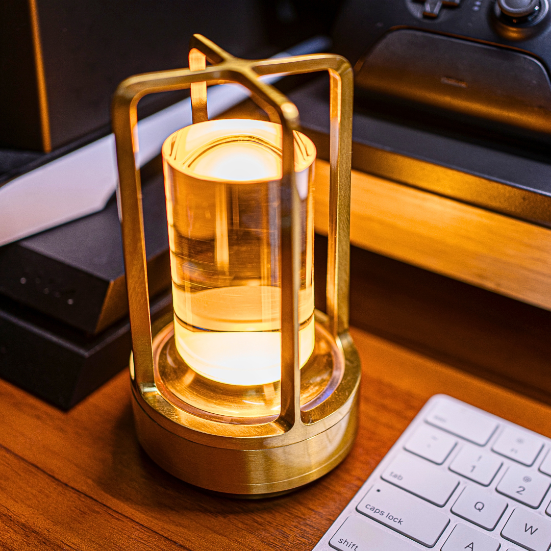 LED Table Lamp plastic bedroom bedside desk lamp rechargeable touch dimming desk lamp dining table decorative table lamp