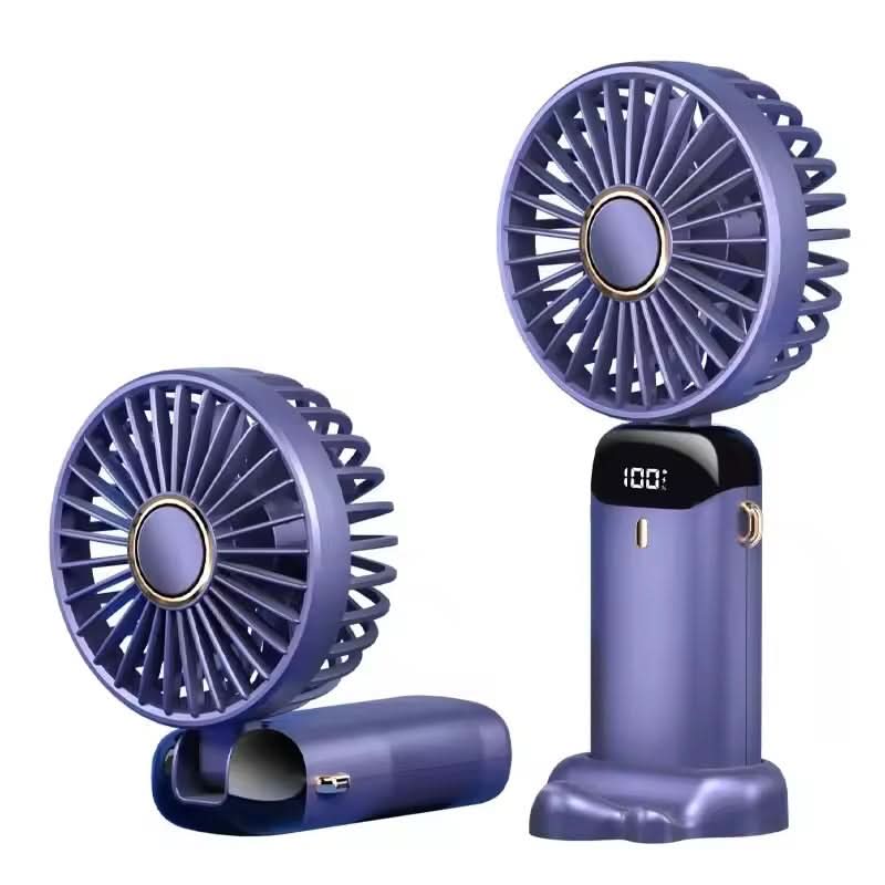 CoolBreeze | Hand Held Personal Fan With Built-In Phone Stand 0