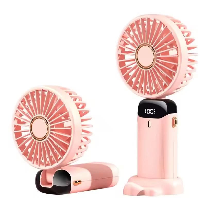 CoolBreeze | Hand Held Personal Fan With Built-In Phone Stand 3