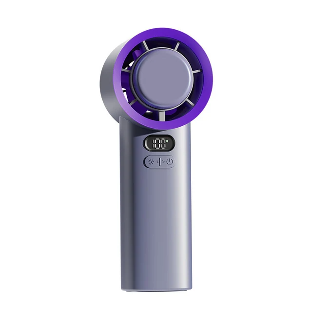 CoolBreeze | Portable Handheld Fan – 3 Speed Settings, Rechargeable 0