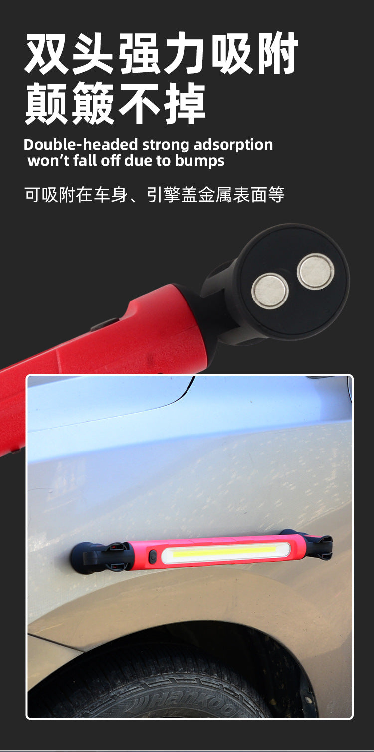 Super Bright Magnetic Work Light Built-in 5200mAh Rechargeable Battery Underhood Work Lamp Bar For Car Repair Outdoor lighting