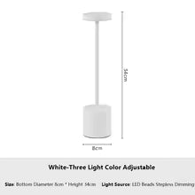 Simple Touch Sensor LED, Table Lamp 3Colors