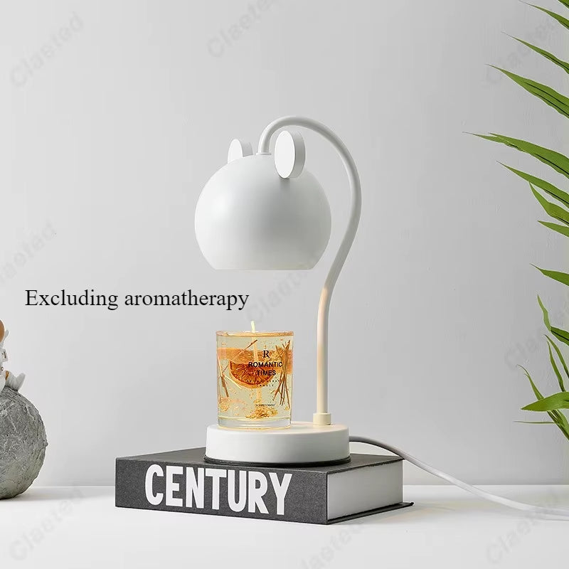 Creative Simple Cartoon Mickey Bear Scented Candle Lamp Bedroom Bedside Scented Atmosphere Table Lamp Ornaments