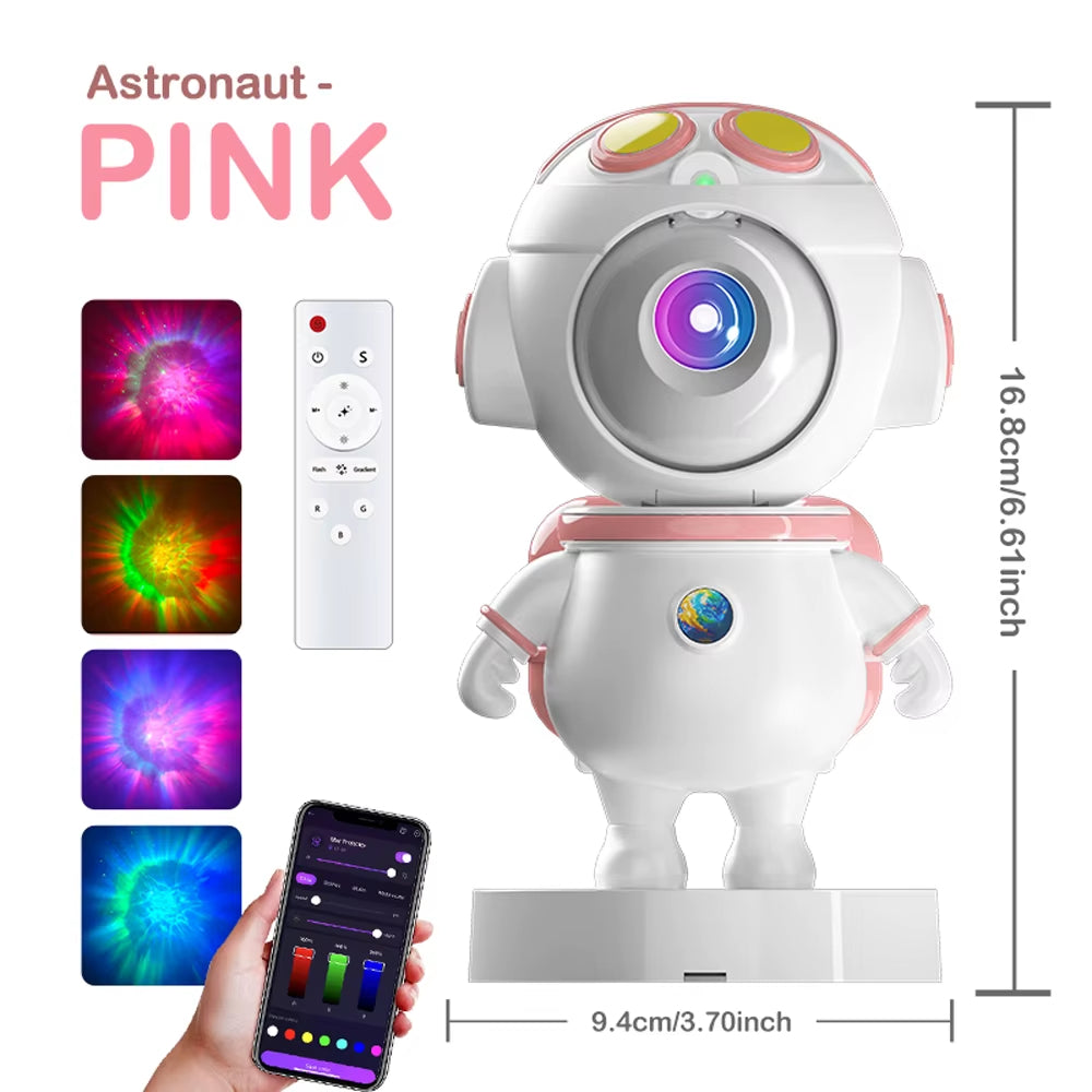 TouCloud Galaxy Star Projector: 8 modes, remote control & 360° adjustability. Perfect starry night light gift for kids & adults.
