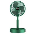 Summer Gift Portable Charging Desk Fan with Adjustable Height, Strong Wind, Foldable and Telescopic Mobile Phone Stand