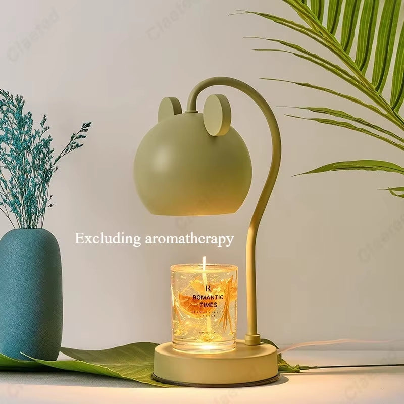 Creative Simple Cartoon Mickey Bear Scented Candle Lamp Bedroom Bedside Scented Atmosphere Table Lamp Ornaments