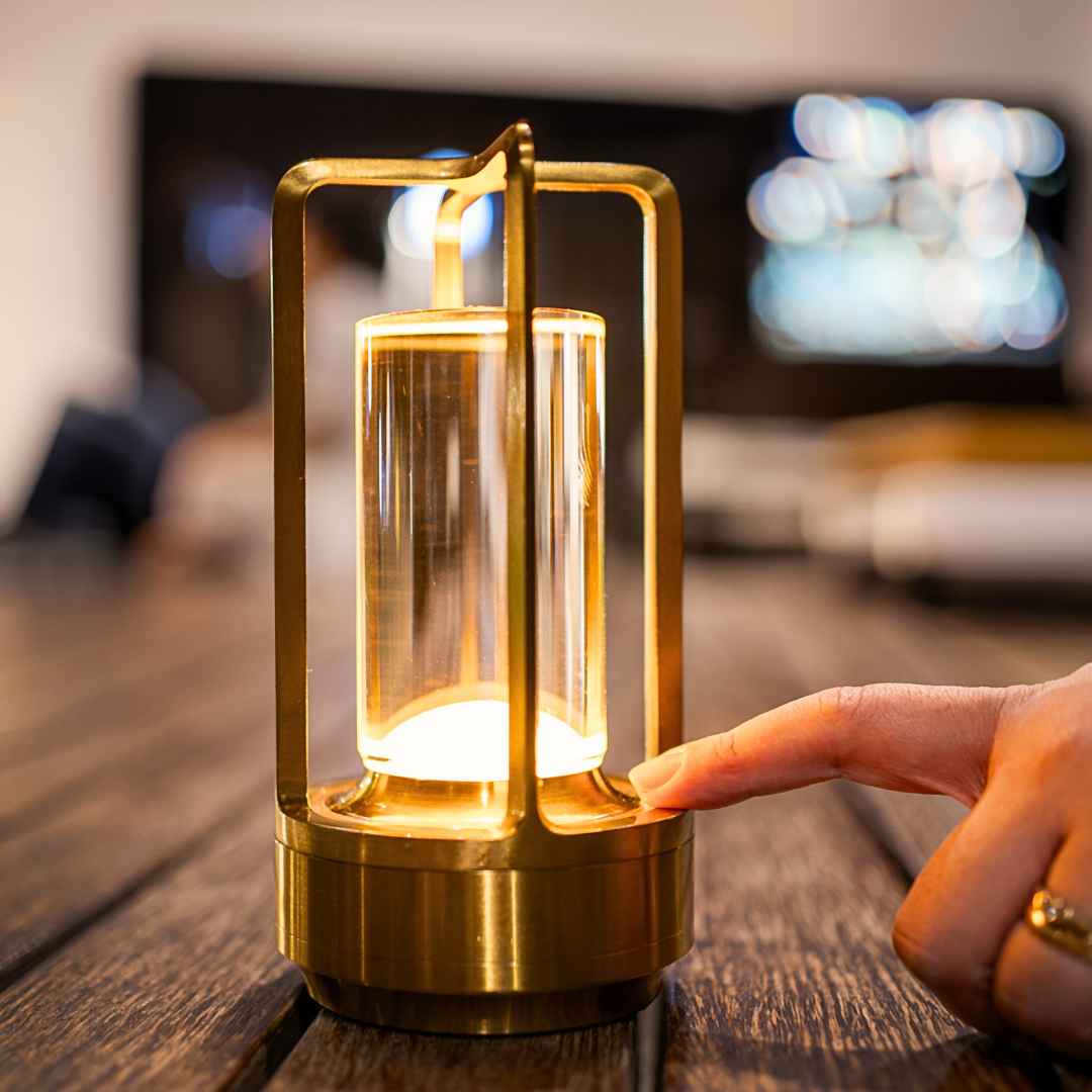 LED Table Lamp plastic bedroom bedside desk lamp rechargeable touch dimming desk lamp dining table decorative table lamp