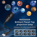 USB Plug Projection Lamp Planet/Halloween/Christmas Theme Replacement Lamp Strip Indoor Ceiling Decoration Projection Lamp