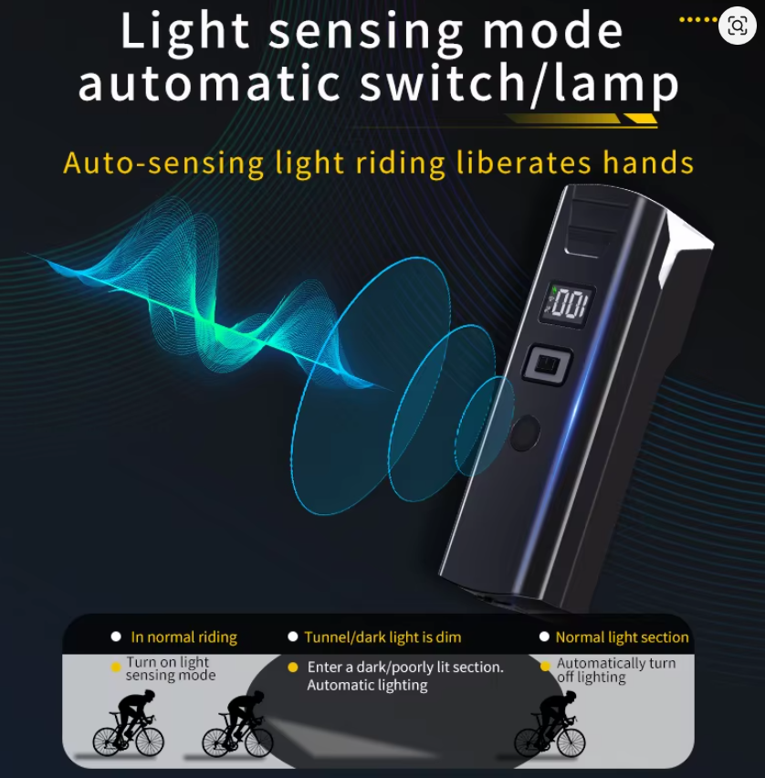 Strong light bicycle lamp night riding tail head lamp strong light waterproof flashlight children's mountain road lighting cycling equipment