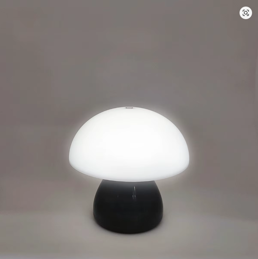 Mushroom LED Table Lamp Touch Dimming USB Charging Night Light for Bedroom/Desk/Coffee Bar Decorative Ambient Night Lighting