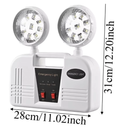 Emergency dual head light