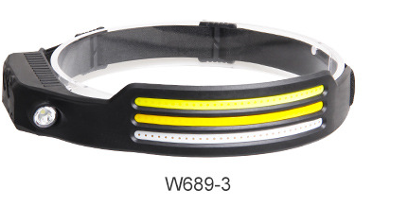COB LED Induction Headlamp USB Rechargeable Lamp with Built-in Battery Outdoor Camping Fishing Light Emergency Working Lantern