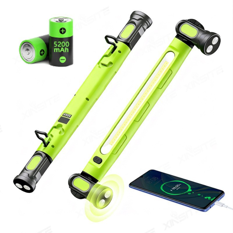 Super Bright Magnetic Work Light Built-in 5200mAh Rechargeable Battery Underhood Work Lamp Bar For Car Repair Outdoor lighting