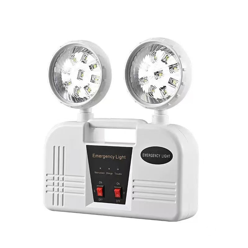 Emergency dual head light