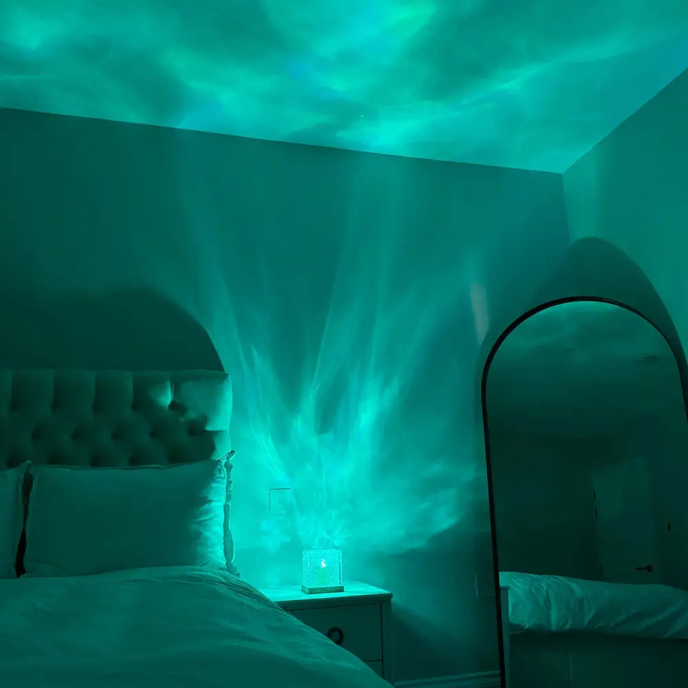 Molten Glass Cube Lamp