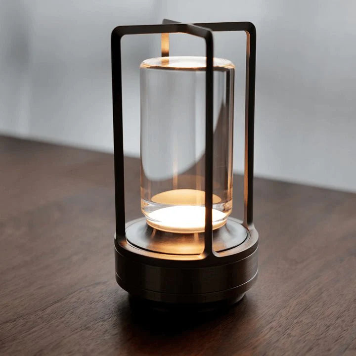 LED Table Lamp plastic bedroom bedside desk lamp rechargeable touch dimming desk lamp dining table decorative table lamp