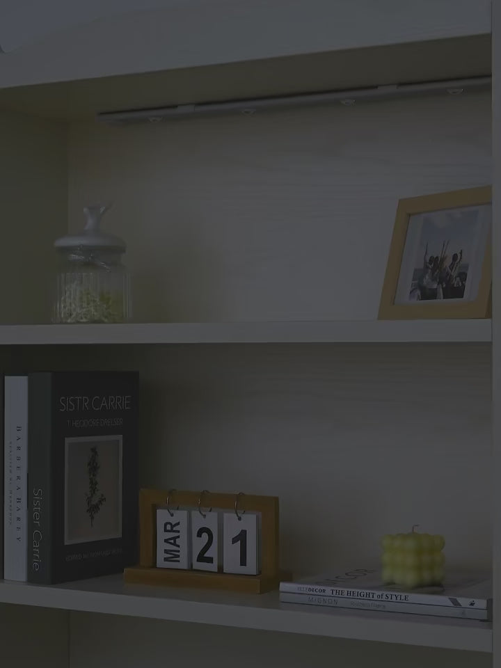 Cabinet Light USB Rechargeable Motion Sensor Ultra-thin Led Lamp for Kitchen Wardrobe Cabinet decoration Lighting 20CM/30CM/40CM