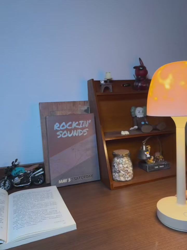Projection Lamp HighFooted Water Ripple Table Lamp LED Aurora Projector With Remote Control Indoor Romantic And Interesting Gift